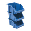 Pojemnik magazynowy Mega-M kuweta warsztatowa M plastikowa 200x300x130 mm niebieski (pakiet 5 szt.) N