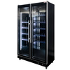Witryna chłodnicza Mega-M DIEGO R112 Prestige black  S-112 cm G-63 cm H-198 cm N