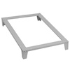 Podstawa ramowa z nóżkami do szafki BHP Mega-M J-80 S-80 cm G-50 cm H-10 cm N