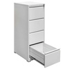 Szafka metalowa na dokumenty FURVERO W4S S/S 4 szuflady kartotekowa S-45 cm