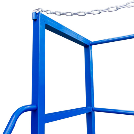 Drabina magazynowa przejezdna pomost magazynowy Mega-M STANDARD H-300 cm 12 stopni