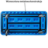 Wózek platformowy Mega-M MM-PH 70 cm x 130 cm XXL 500kg niebieski N