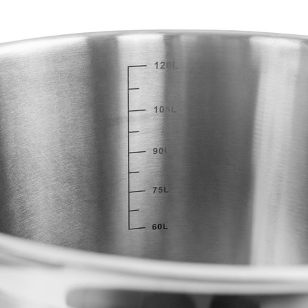 Garnek gastronomiczny wysoki z pokrywką Mega-M PRO 130l śr. 55 cm x h 55 cm N