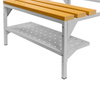 Półka na buty do podstawy z wysuwaną ławeczką WPC pod szafkę BHP Mega-M J-80 S-70 cm G-27 cm H-18 cm N
