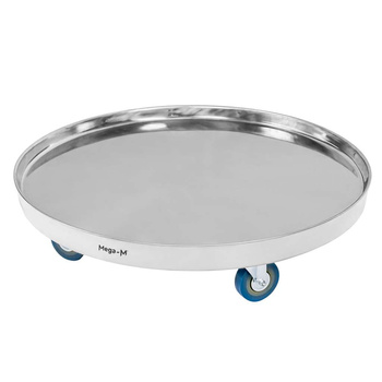 Podstawa jezdna pod garnki ze stali nierdzewnej Mega-M 62 cm
