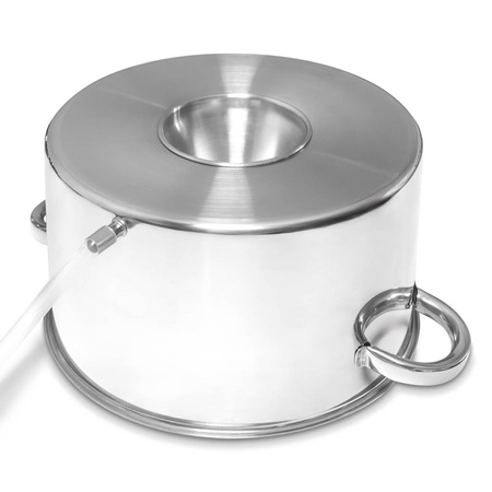 Sokownik parowy Mega-M 8 L stal nierdzewna