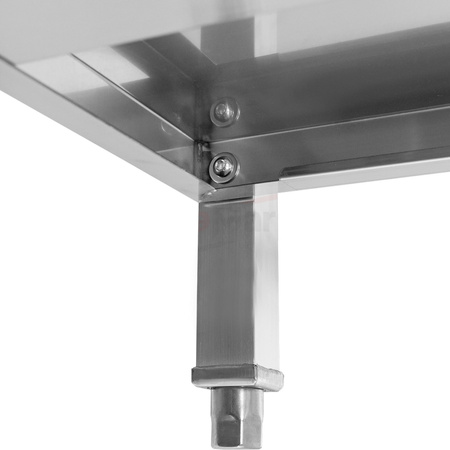 Stół gastronomiczny Mega-M 1400x700/2półki/MDF/N