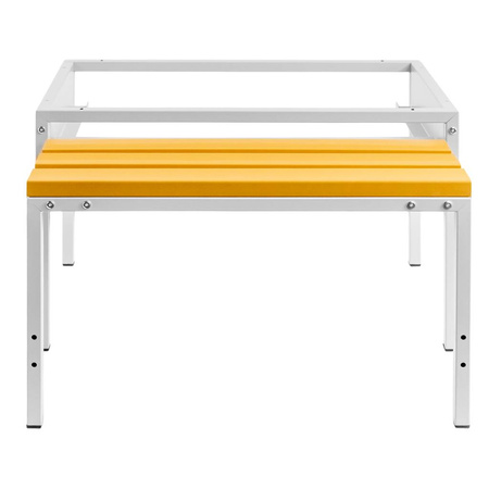 Podstawa z wysuwaną ławeczką WPC pod szafkę BHP Mega-M J-80 S-80 cm G-80 cm H-43 cm skręcana N