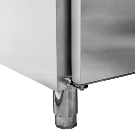 Stół chłodniczy do pizzy z granitowym blatem Mega-M STCH/VCH/140/70/R290/R/N