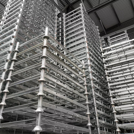 Manurack Mega-M paleta słupkowa 202,5x118x31 cm - podwójny mobilrack