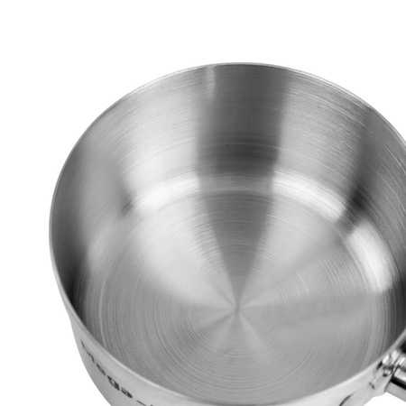 Rondel z pokrywką ze stali nierdzewnej Mega-M PRO 1,3L 14x8,5 cm