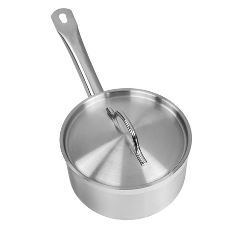 Rondel gastronomiczny wysoki z pokrywką Mega-M PRO 3l śr. 18 cm x h 10 cm N