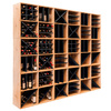 Moduł regału ozdobnego na wino/alkohole mocne Mega-M dąb artisan/czarny H- 86 cm L- 100 cm G- 40 cm N