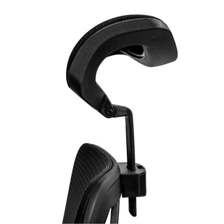 Fotel biurowy obrotowy FURVERO Eclipse BM/A3D/L3D/H2D/S czarny spełnia wymogi BHP