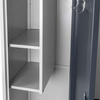 Szafa metalowa porządkowa Mega-M J-50/P szara/ grafitowy front S-50 cm G-50 cm H-180 cm skręcana N