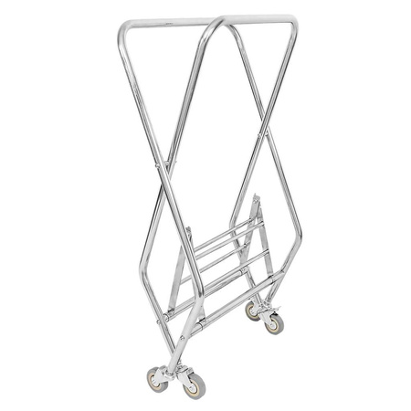 Wózek hotelowy na pranie Mega-M 62x60x95 cm składany beżowy