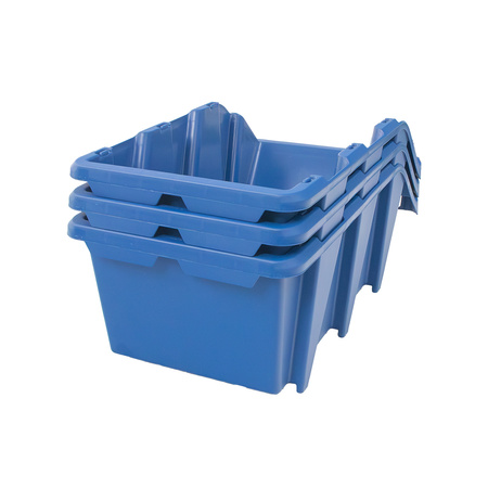 Pojemnik magazynowy Mega-M kuweta warsztatowa XXL plastikowa 315x497x190 mm niebieski N