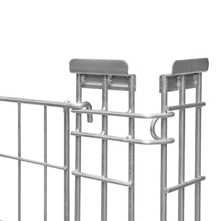 Gitterbox Kosz nadstawka na paletę Mega-M 120x80 cm otwierany obustronnie