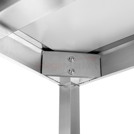 Stół gastronomiczny Mega-M 1400x700/2półki/MDF/N