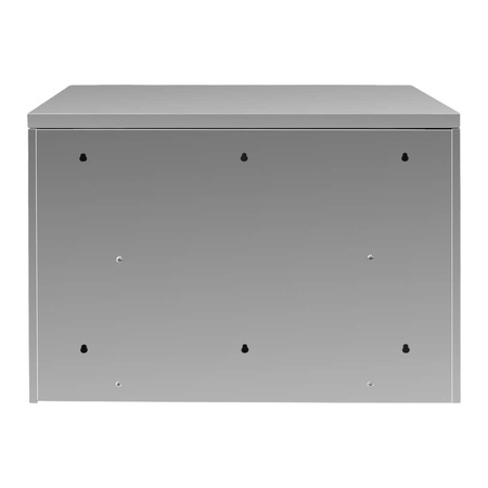 Szafka wisząca ze stali nierdzewnej z drzwiami przesuwnymi Mega-M S-80 cm G-40 cm H-60 cm N