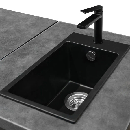 Szafka ze zlewem i baterią Mega-M H-90 cm L-54 cm G-60 cm dąb kraft