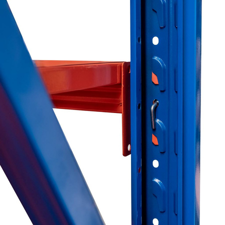 Regał magazynowy 4-półkowy Mega-M FORTIS LIGHT H-200 cm L-392,5 cm G-60 cm zestaw (2 moduły) N
