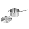Rondel gastronomiczny wysoki z pokrywką Mega-M PRO 8l śr. 26 cm x h 14,5 cm N