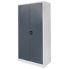 Szafa metalowa socjalna Mega-M J-90/S szara/ grafitowy front S-90 cm G-45 cm H-185 cm skręcana N