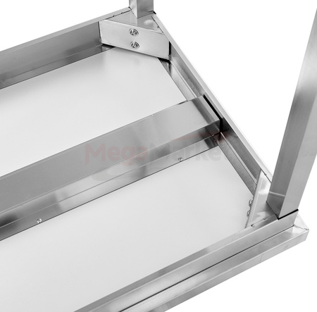 Stół gastronomiczny Mega-M 1400x700/2półki/MDF/N