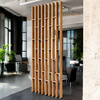 Lamel sufitowy/ ścienny podwieszany modułowy Mega-M H- 250 cm L- 96 cm G- 10 cm dąb kraft N