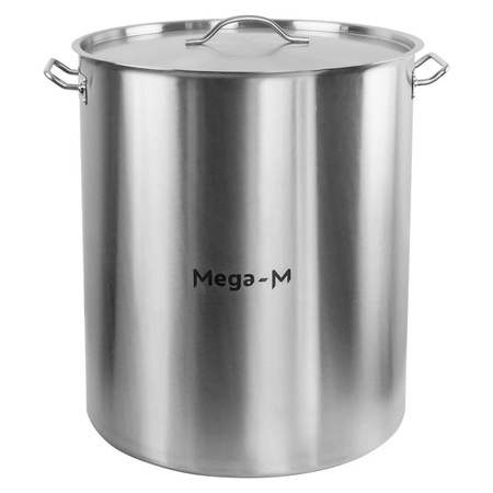 Garnek ze stali nierdzewnej wysoki z pokrywką Mega-M 115L 50x60 cm