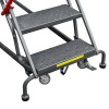 Drabina magazynowa przejezdna Mega-M H-102 cm 4 stopnie N