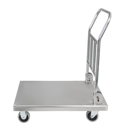 Wózek transportowy ze stali nierdzewnej  Mega-M S-73 cm G-47 N
