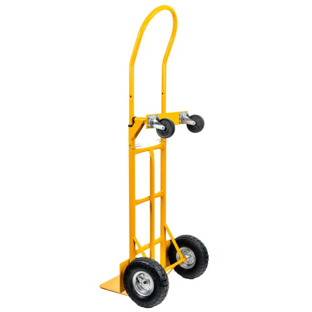 Wózek magazynowy młynarka Mega-M 2w1 transportowy żółty 250 kg karton N