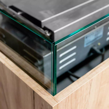 Stanowisko do hot-dogów Mega-M H-143 cm L-70 cm G-80 cm dąb kraft