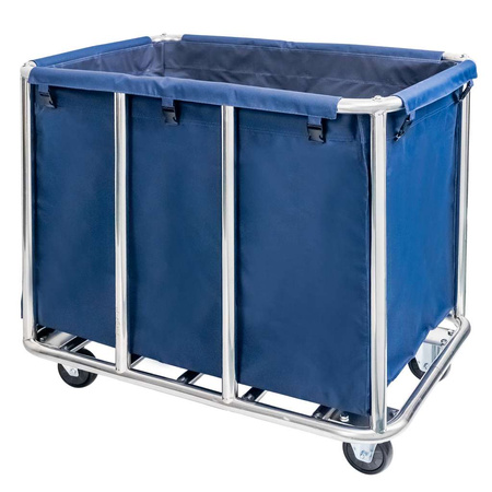 Wózek hotelowy na pranie Mega-M S-90 cm G-65 cm H-83,5 cm niebieski N