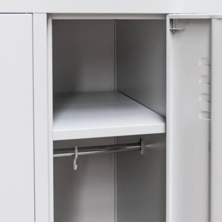 Szafka BHP ubraniowa Mega-M pracownicza 3-drzwiowa S-90 cm