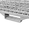 Pojemnik siatkowy Gitterbox S-120 cm G-100 cm H-91 cm oczko 5x5 cm z uchwytem dolnym ocynk N