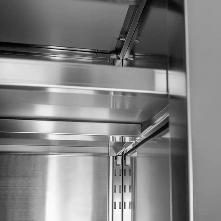 Stół ze stali nierdzewnej centralny przelotowy Mega-M S-180 cm G-70 cm H-85 cm N