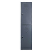 Szafka ubraniowa skrytkowa BHP Mega-M J-40/2 2 drzwiowa grafitowa S-40 cm G-50 cm H-180 cm skręcana N