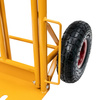 Wózek młynarka prosty z rozkładaną platformą Mega-M (MTP003450) 250kg żóły karton N