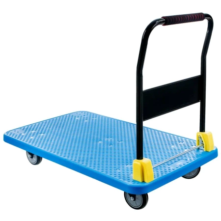 Wózek platformowy Mega-M 500kg 65 cm x 110 cm L niebieski N