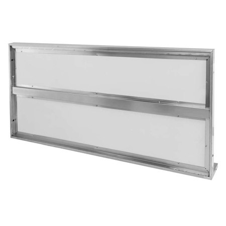 Blat ze stali nierdzewnej przyścienny Mega-M 150x70 cm do stołu gastronomicznego MM-C101815