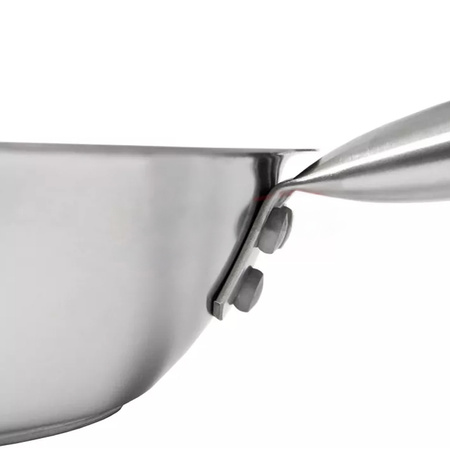 Patelnia nieprzywierająca ze stali nierdzewnej Mega-M ⌀20cm