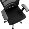Fotel biurowy obrotowy FURVERO Norma BP/A2D/L1D czarny spełnia wymogi BHP