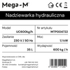 Nadziewarka do kiełbas hydrauliczna Mega-M 35 L wydajność 600 kg/h moc 1100 W
