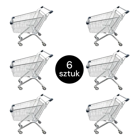 Wózek sklepowy Mega-M YR 95l S-50 cm (6 szt.) N