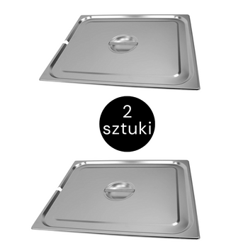 Pokrywka do GN Mega-M 2/1 650x530 z wycięciem (zestaw 2 szt.) N