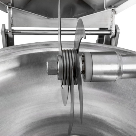 Kuter masarski gastronomiczny ze stali nierdzewnej Mega-M 50 L 1000 kg/h 2200-2800 W