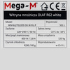 Witryna mroźnicza Mega-M OLAF R62 white